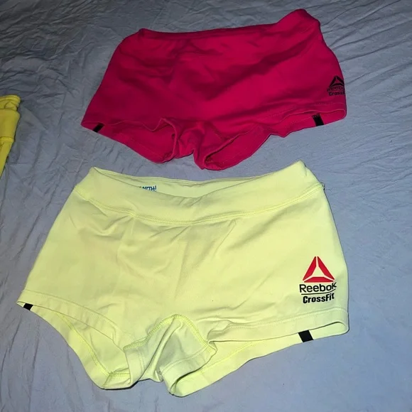 2 pre owned Reebok booty shorts. Size XS - Picture 2 of 3